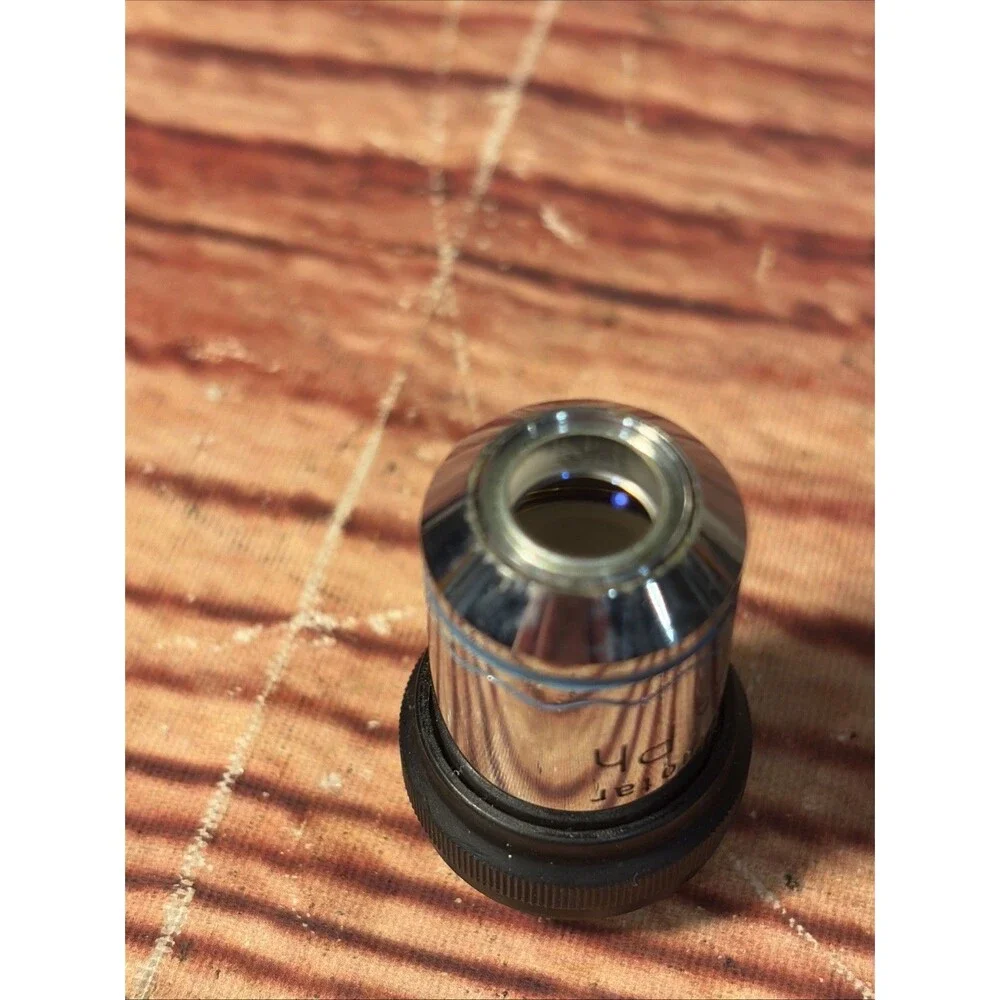 WILD HEERBRUGG 10X PLAN PL FLUOTAR OBJECTIVE MICROSCOPE LENS M20 M11